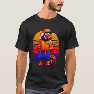 Camiseta Legal Marmoset Moderno Estilo Urbano Sunset Retro