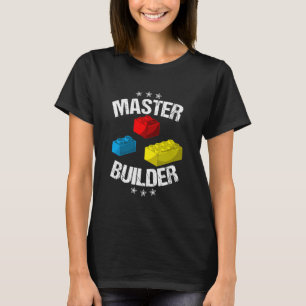 Camiseta Legal Master Builder Funny Building Blocks Gift Me