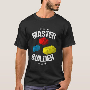 Camiseta Legal Master Builder Funny Building Blocks Gift Me