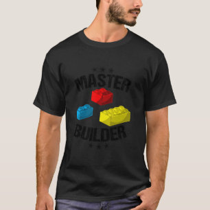 Camiseta Legal Master Builder Funny Building Blocks Gift Me