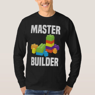 Camiseta Legal Master Builder Funny Building Blocks Homens