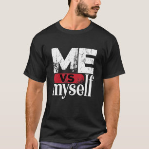 Camiseta Legal Me Vs Eu Próprio Cota Ilustração Gráfico 2