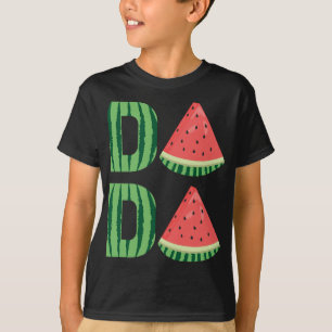 Camiseta Legal Melancia Dada Férias Familiares Funny Pai So
