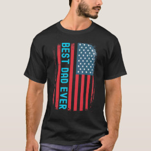 Camiseta Legal melhor Pai de sempre da American Flag Grunge