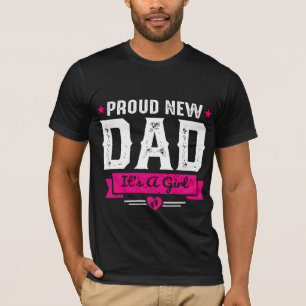 Camiseta Legal menina novo papai orgulhosa