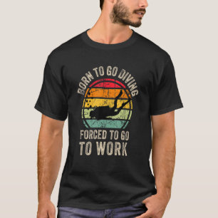 Camiseta Legal Mergulho Gráfico Submarino Scuba