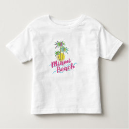 Camiseta Legal Miami Beach, Flórida Palm Trees Graphic