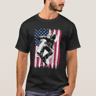 Camiseta Legal Montanha Skier Snowboard Para Homens Mulhere