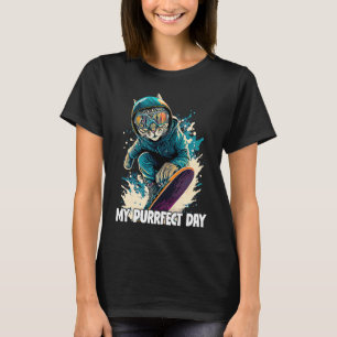 Camiseta Legal Montanha Skier Snowboard Para Homens Mulhere