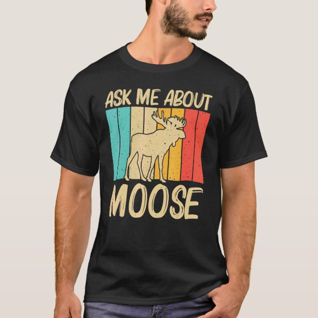 Camiseta Legal Moose Para Homens Mangueiras (Frente)