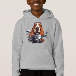 Camiseta Legal motoqueiro, fofo motorista de cão de caça de