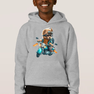 Camiseta Legal motoqueiro, fofo motorista de cão terrivel Y