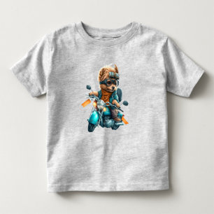 Camiseta Legal motoqueiro, fofo motorista de cão terrivel Y