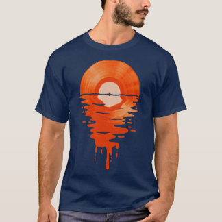 Camiseta Legal Music Vinyl Retro Orange