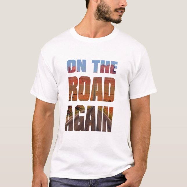 Camiseta legal na estrada novamente espírito livre de Arizo (Frente)