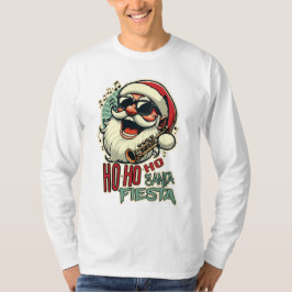 Camiseta Legal Natal engraçado com óculos de sol - Ho-ho-ho