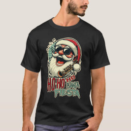 Camiseta Legal Natal engraçado com óculos de sol - Ho-ho-ho