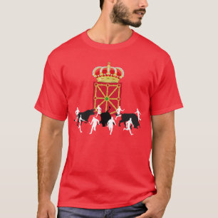 Camiseta Legal Navarre Flag San Fermin, Pamplona, design,
