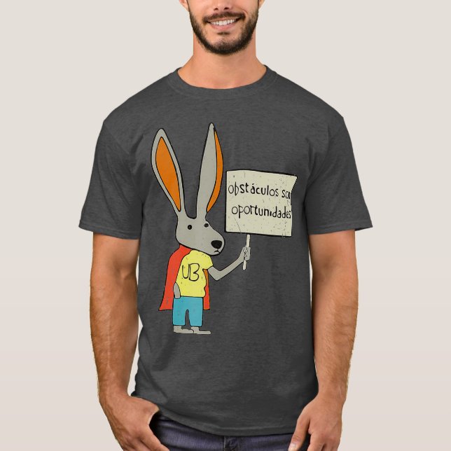 Camiseta Legal Obstaculos Son Oportunidades Afetados (Frente)