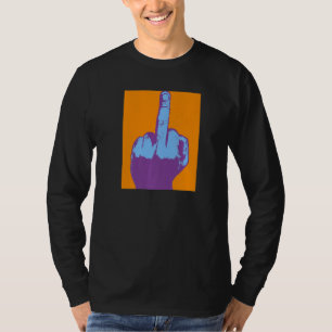Camiseta Legal Ofensivo Pop Vintage Retro Dedo do Meio Ora