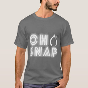Camiseta Legal Oh Snap Divertido Wishbone Dia de Ação de Gr