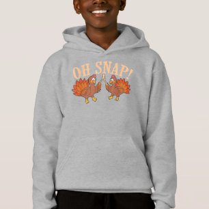 Camiseta Legal Oh Snap! Engraçado Turquia com Wishbone Than