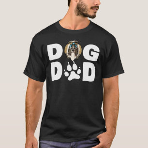 Camiseta Legal Pai de Cachorro Shih Tzu Nunca Pai