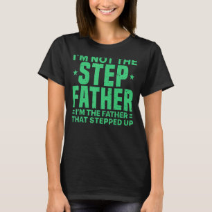 Camiseta Legal Pai Para Homens Padre Bonus Stepdad D