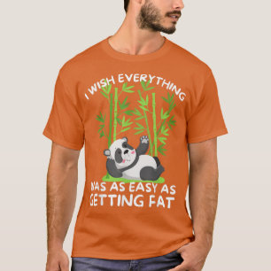 Camiseta Legal Panda Engraçado Panda Bear Descansando Coisa