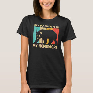 Camiseta Legal Panda Para Crianças Meninos Panda Bear Zooke
