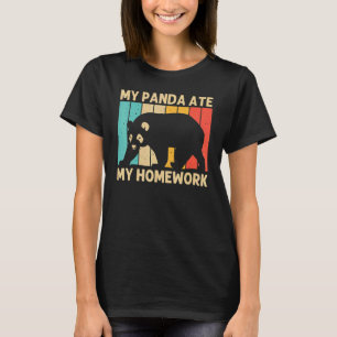 Camiseta Legal Panda Para Crianças Meninos Panda Bear Zooke