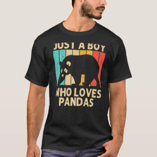 Camiseta Legal Panda Para Crianças Meninos Panda Bear Zooke