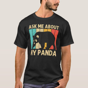 Camiseta Legal Panda Para Homens Mulheres Panda Bear Zooke