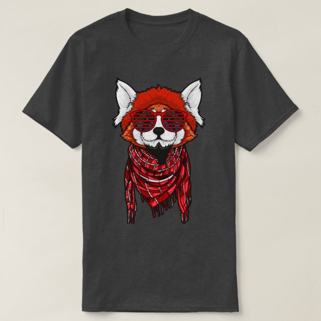 Camiseta Legal Panda Vermelha (Frente do Design)