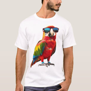 Camiseta Legal papagaio com óculos escuros