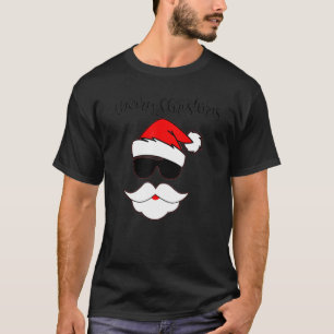 Camiseta Legal Papai Noel Vestindo óculos escuros