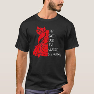 Camiseta Legal Para Homens Não Velhos E Homens Vintage Clás
