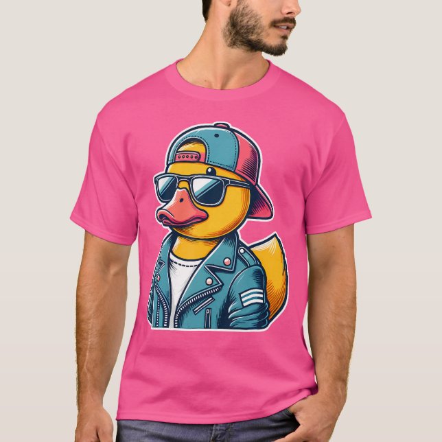 Camiseta Legal Pato de Borracha Figurino Estilo Gangster En (Frente)