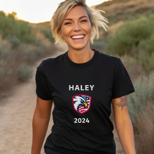 Camiseta Legal Patriótico Nikki Haley 2024 Eagle