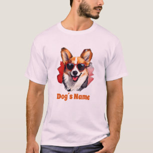 Camiseta Legal Pembroke Welsh Corgi com óculos de sol