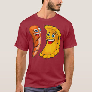 Camiseta Legal Pierogi E Kielbasa Comida Polonesa Engraçad