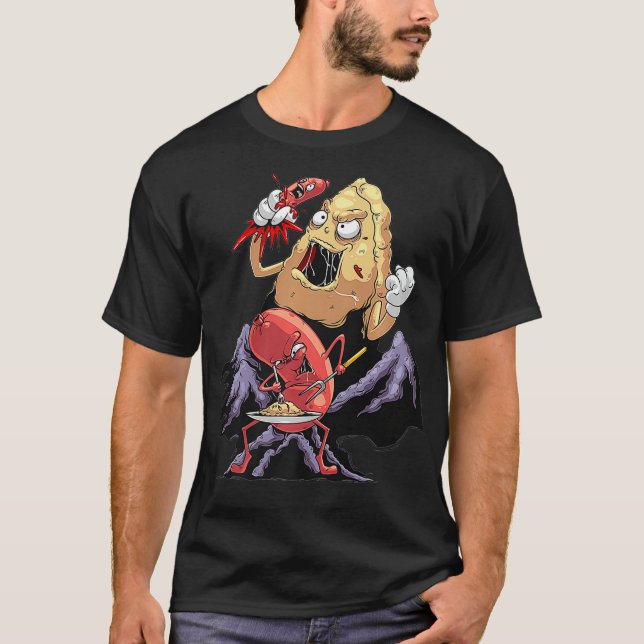 Camiseta Legal Pierogi E Kielbasa Comida Polonesa Engraçada (Frente)