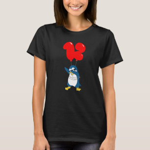 Camiseta Legal Pinguim 12 de Birthday Kids Festa do Balão