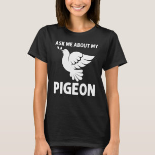 Camiseta Legal Pombo Para Homens Mulheres Empilham Pigeon R