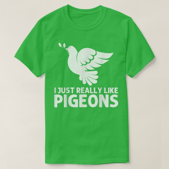 Camiseta Legal Pombo Para Homens Mulheres Empilham Pigeon R (Frente do Design)