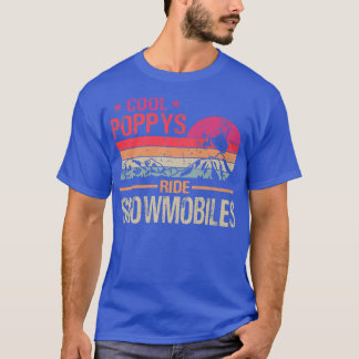 Camiseta Legal Poppys Ride Snowmobiles Dia de os pais Vinta