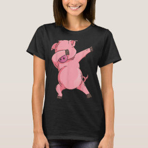 Camiseta Legal Porco Engraçado salto De Porca Dançando Hog