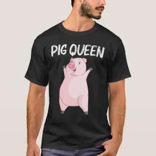 Camiseta Legal Porco Para Mulheres Mãe Porquinho Fazenda Po