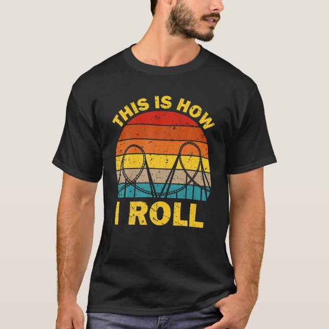 Camiseta Legal Porta copos De Rolos Para Homens, Tema De Am (Frente)