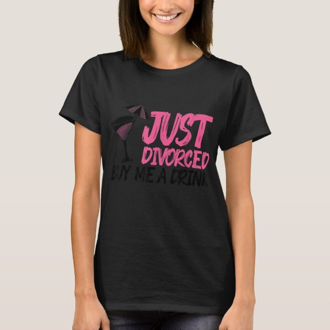Camiseta Legal Presente Divorciado Para As Mulheres Engraça (Frente)